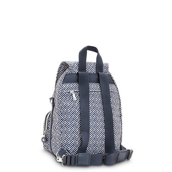 Kipling Firefly Up Printed Convertible Sırt Çantaları Gri | TR 1633EB